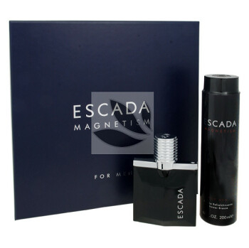 Escada Magnetism for Men - toaletní voda s rozprašovačem 50 ml + sprchový gel 200 ml