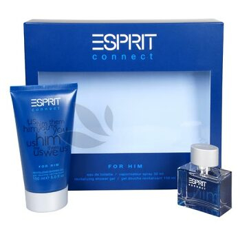 Esprit Connect for Him - toaletní voda s rozprašovačem 30 ml + sprchový gel 150 ml