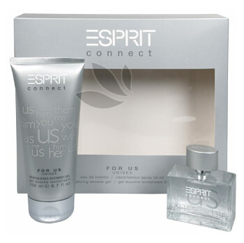 Esprit Connect For Us - toaletní voda s rozprašovačem 50 ml + sprchový gel 200 ml