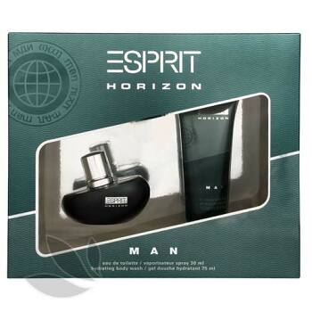 Esprit Horizon For Him - toaletní voda s rozprašovačem 30 ml + sprchový gel 75 ml