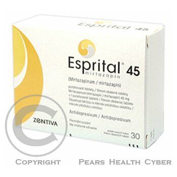 ESPRITAL 45  30X45MG Potahované tablety
