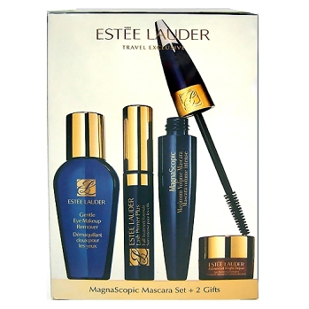 Esteé Lauder Mascara Set MagnaScopic + 2Gifts  47ml 9ml Mascara MagnaScopic (Paletky dekorativní kosmetiky)