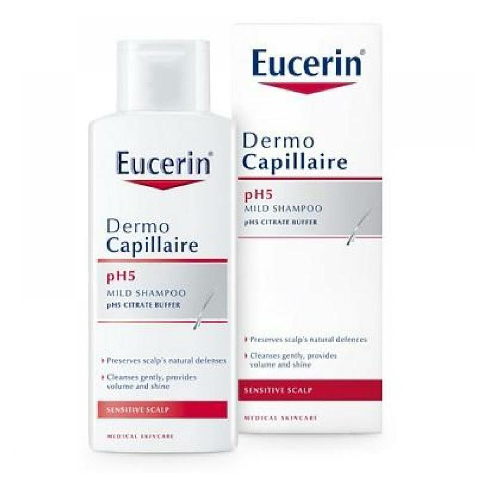 Levně EUCERIN DermoCapillaire pH5 Šampon na vlasy pro citlivou pokožku 250 ml