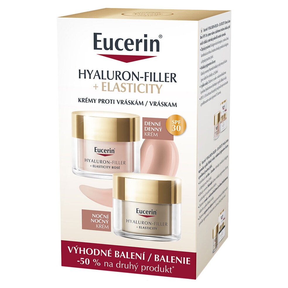 E-shop EUCERIN Hyaluron- Filler + Elasticity Denní krém 50 ml + noční krém 50 ml
