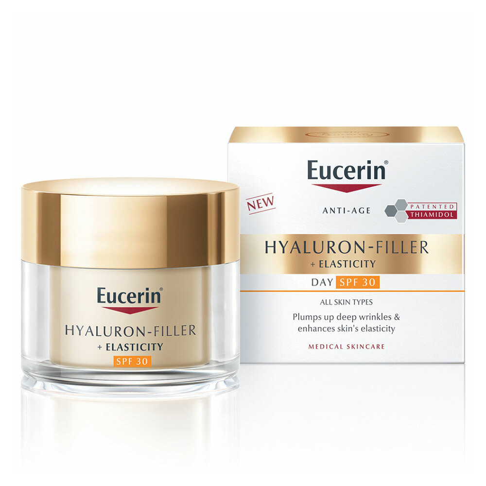 EUCERIN Hyaluron-filler + elasticity denní krém SPF 30 50ml, poškozený obal