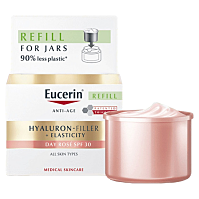 EUCERIN Hyaluron-Filler + Elasticity Denní krém Rosé REFILL, 50ml