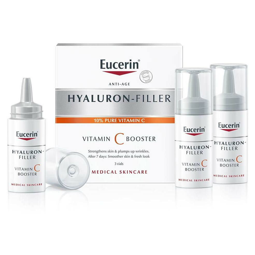 Levně EUCERIN Hyaluron-Filler Vitamin C Booster 3x 8 ml