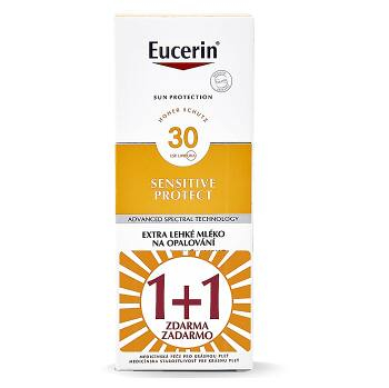 EUCERIN Sun Sensitive Protect Extra lehké mléko na opalování  SPF 30 2 x 150 ml Pack 1 + 1