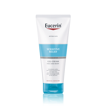 EUCERIN Sensitive Relief Regenerační gelový krém po opalování 200 ml (Dermokosmetika po opalování) - Dermokosmetika