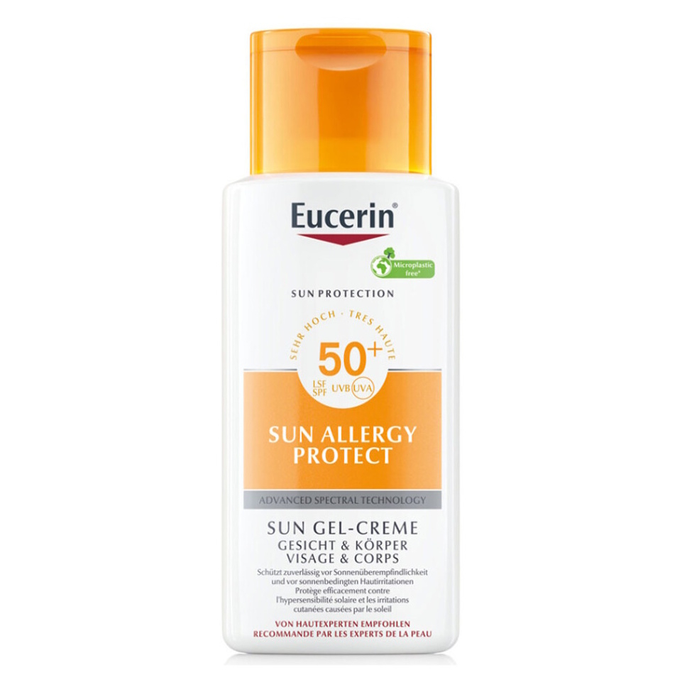 Levně EUCERIN Sun Allergy Protect Ochranný krémový gel na opalování proti sluneční alergii SPF 50 150 ml