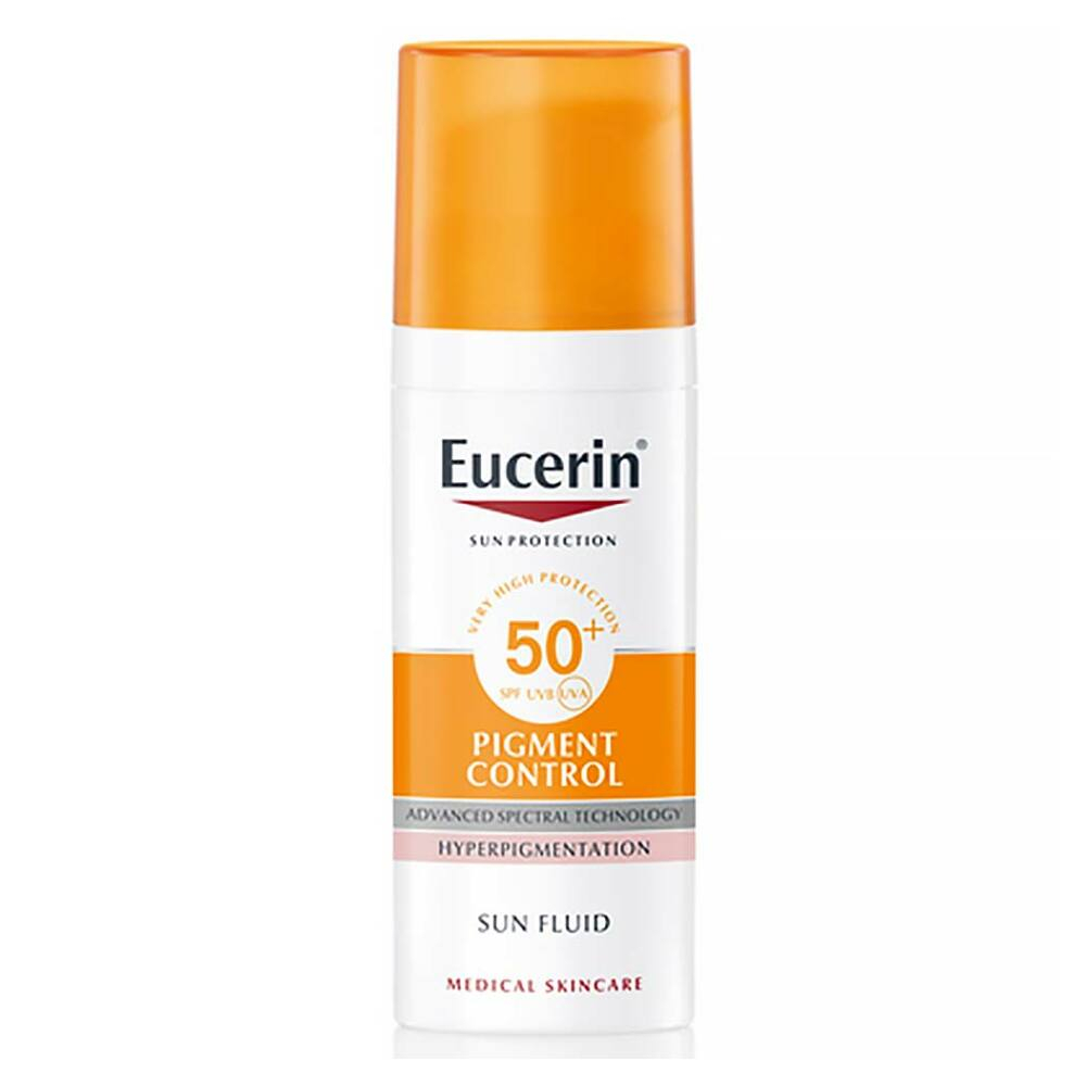 E-shop EUCERIN Sun Pigment Control Emulze na opalování na obličej s depigmentačním účinkem SPF 50+ 50 ml