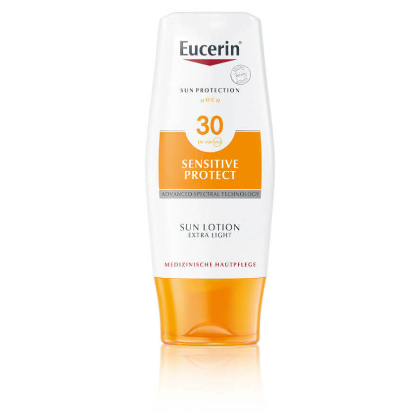 E-shop EUCERIN Sun Sensitive Protect Extra lehké mléko SPF 30 150 ml