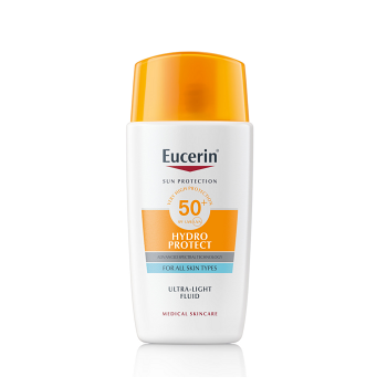 ﻿EUCERIN Sun Hydro Protect Fluid na opalování na obličej SPF 50+ 50 ml (Dermokosmetika opalovací krémy) - Dermokosmetika