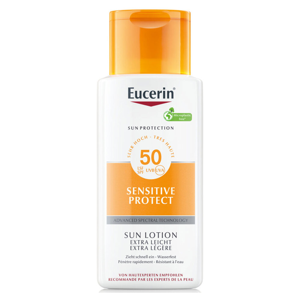 E-shop EUCERIN Sun Sensitive Protect Mléko na opalování SPF 50+ 150 ml