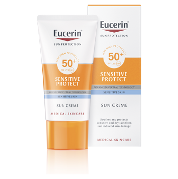 EUCERIN Sun Sensitive Protect Opalovací krém na obličej SPF 50+ 50 ml (Dermokosmetika opalovací krémy) - Dermokosmetika