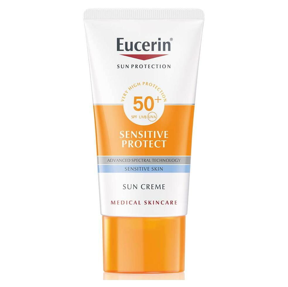 Levně EUCERIN Sun Sensitive Protect Vysoce ochranný krém na opalování na obličej SPF 50+ 50 ml