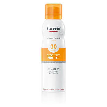 EUCERIN Sun Dry Touche Transparentní sprej na opalování  SPF 30 200 ml