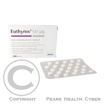 EUTHYROX 50  100X50RG Tablety