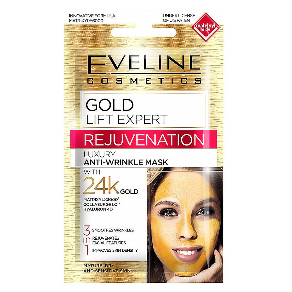 E-shop EVELINE Gold Lift Expert pleťová maska 3v1 7 ml