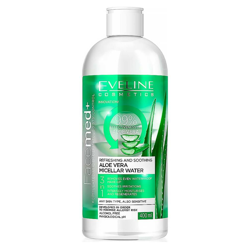 E-shop EVELINE Facemed+ Micelární voda s Aloe Vera 400 ml