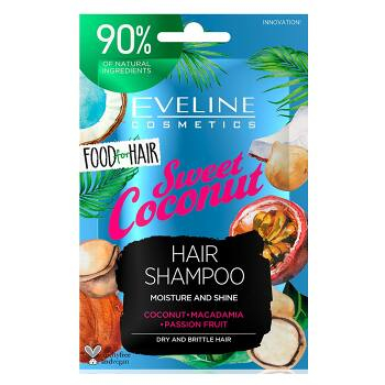 EVELINE Food For Hair Šampon na vlasy Coconut 20 ml, expirace