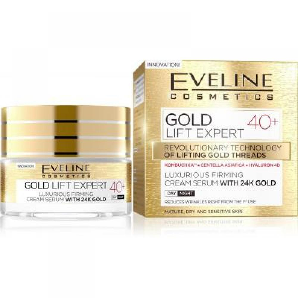 Levně EVELINE Gold Lift Expert denní a noční krém 40+ 50 ml