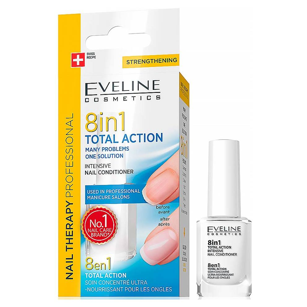 Levně EVELINE Nail Therapy Total Action 8v1 12 ml
