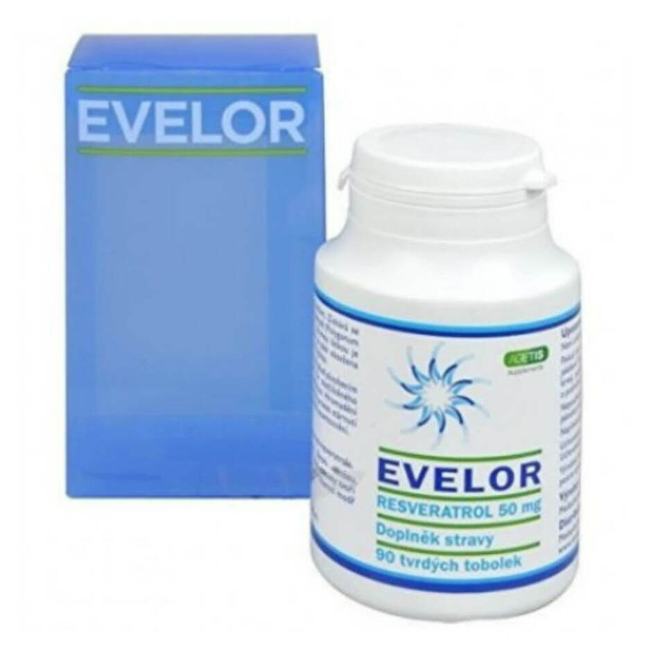 E-shop EVELOR Resveratrol 50 mg 90 tobolek