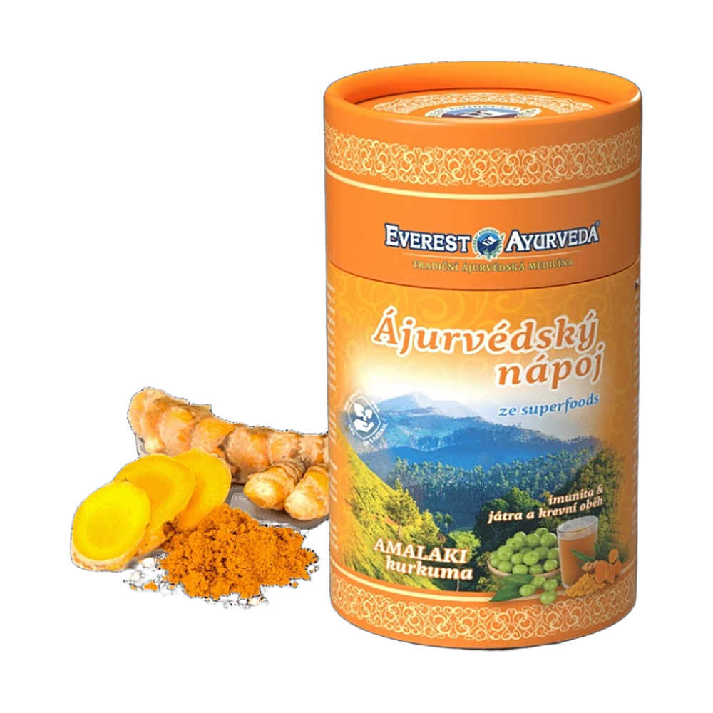 EVEREST AYURVEDA himalájský horký nápoj AMALAKI kurkuma