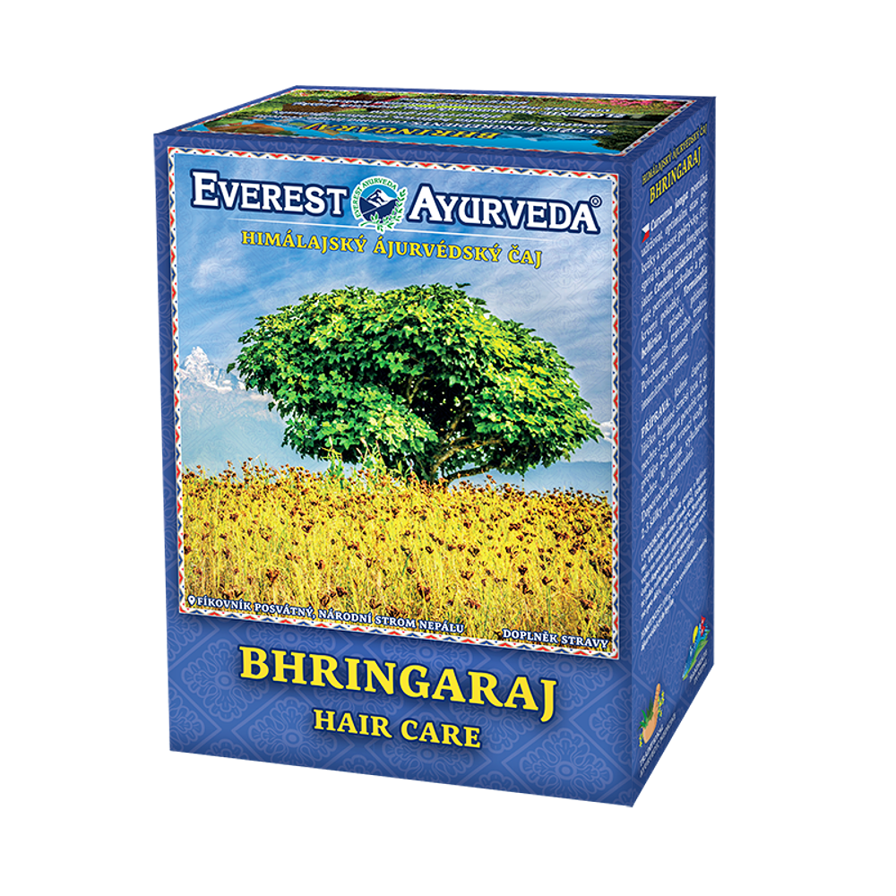Levně EVEREST AYURVEDA Bhringaraj péče o vlasy sypaný čaj 100 g