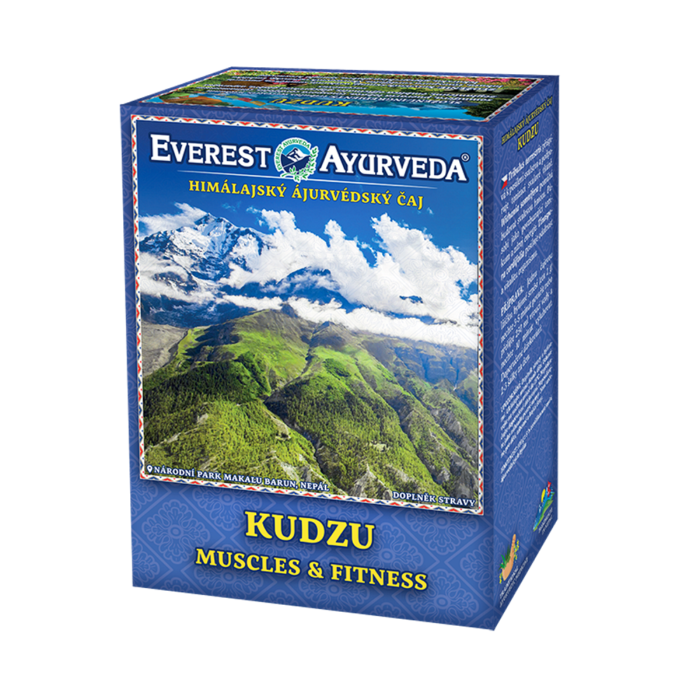 E-shop EVEREST AYURVEDA Kudzu posílení svalstva a fitness sypaný čaj 100 g