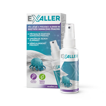 EXALLER Sprej při alergii na roztoče domácího prachu 150 ml, poškozený obal