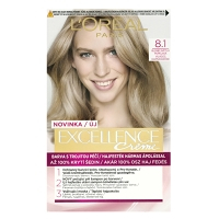 L'OREAL Excellence Creme Barva na vlasy 8.1 Blond světlá popelavá