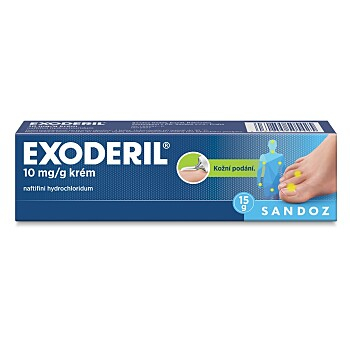 EXODERIL Krém 10 mg 15 g (Přípravky na plísně a mykózy) - Jednodruhové