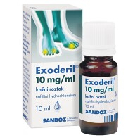 EXODERIL Roztok k zevnímu užití 10mg/ml 10 ml