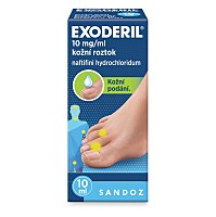 EXODERIL Roztok k zevnímu užití 10mg/ml 10 ml