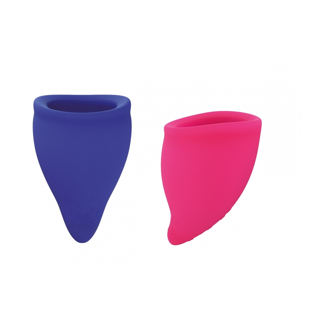 E-shop FUN FACTORY Fun cup menstruační kalíšky explore Kit new modrá a růžová