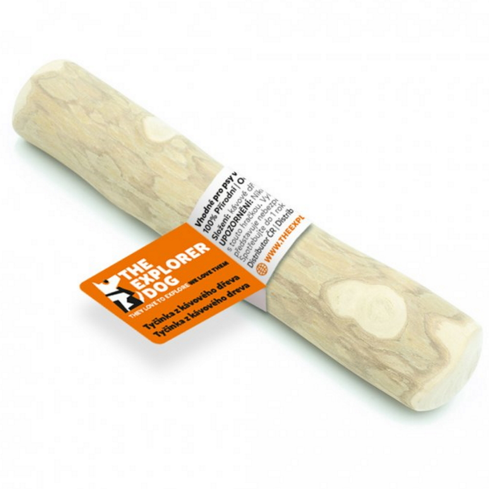 E-shop EXPLORER DOG Žvýkací tyčinka z kávového dřeva pro psy 1 ks, Velikost: L