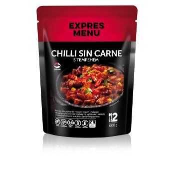 EXPRES MENU Chilli sin carne s tempehem 600 g (Bezlepková hotová jídla a polévky) - Slané