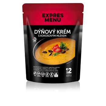 EXPRES MENU Dýňový krém s kokosovým mlékem 2 porce (Bezlepková hotová jídla a polévky) - Slané
