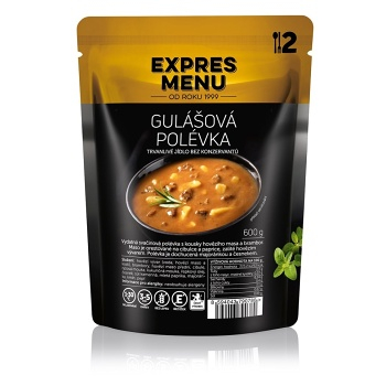 EXPRES MENU Gulášová polévka bez lepku 2 porce
