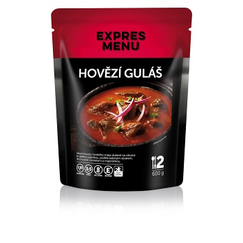 EXPRES MENU Hovězí guláš bez lepku 2 porce (Bezlepková hotová jídla a polévky) - Slané