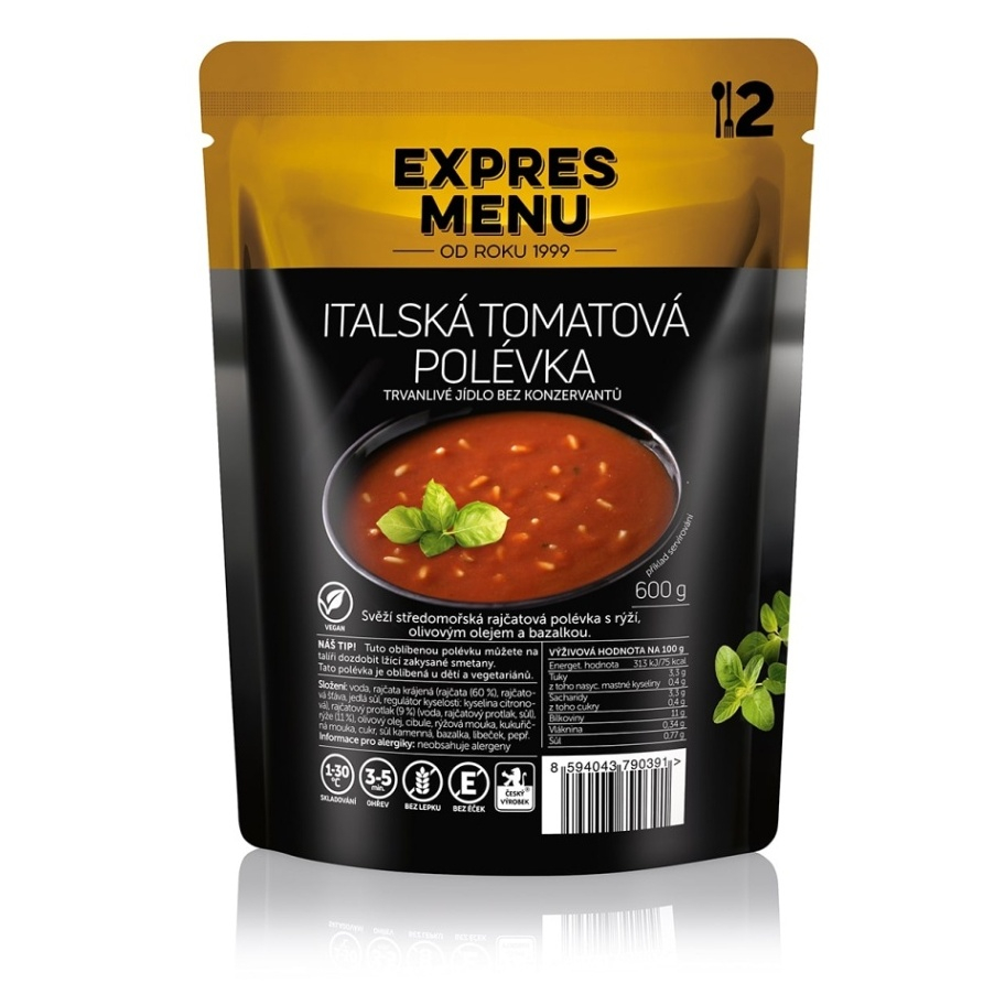 Levně EXPRES MENU Italská tomatová polévka bez lepku 2 porce