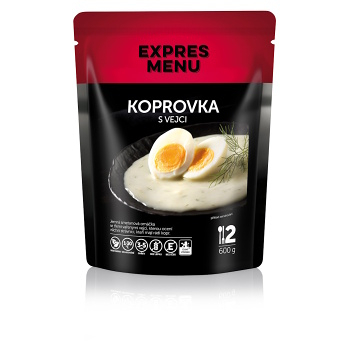 EXPRES MENU Koprová omáčka s vejci 2 porce (Bezlepková hotová jídla a polévky) - Slané