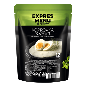 EXPRES MENU Koprová omáčka s vejci 2 porce