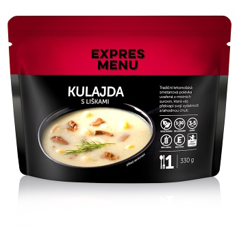 EXPRES MENU Kulajda s liškami 330 g (Bezlepková hotová jídla a polévky)