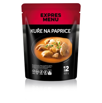 EXPRES MENU Kuře na paprice bez lepku 2 porce (Bezlepková hotová jídla a polévky) - Slané
