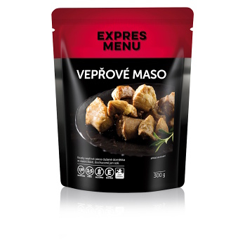 EXPRES MENU Vepřové maso  bez lepku 300 g (Bezlepková hotová jídla a polévky) - Slané, Nízkosacharidové (Low Carb)