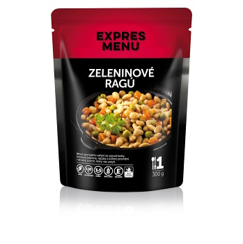 EXPRES MENU Zeleninové ragů bez lepku 1 porce (Bezlepková hotová jídla a polévky) - Nízkosacharidové (Low Carb)