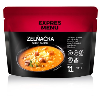 EXPRES MENU Zelňačka s klobásou 330 g (Bezlepková hotová jídla a polévky)
